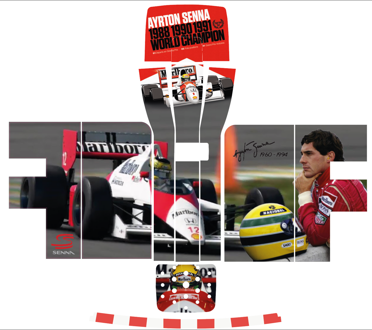 F1スーツAyrtonSenna(PerfectReplica) （Ayrton Senna F1 Perfect 