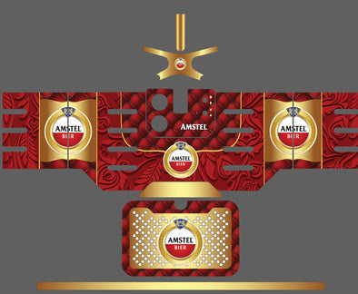 Amstel Bier Red + Gold Blade Skin