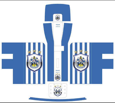 Huddersfield Town Style Blue and White Striped Skin