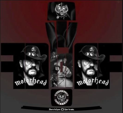 Motorhead Black and White Skin