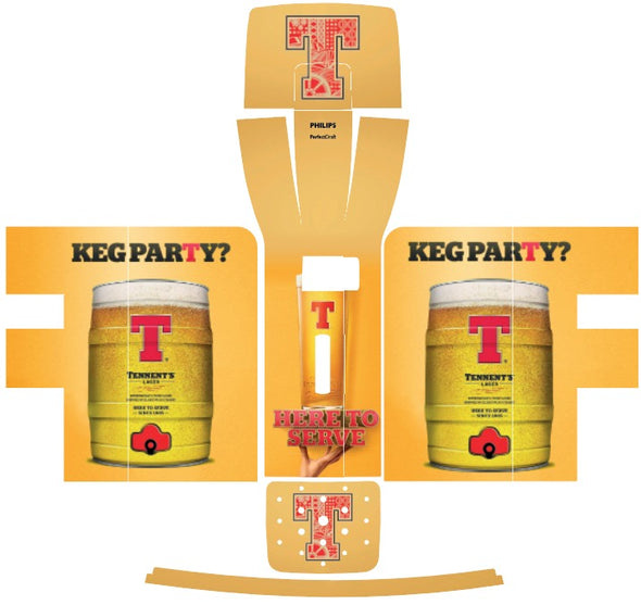 Tennent's Yellow Keg Party Skin