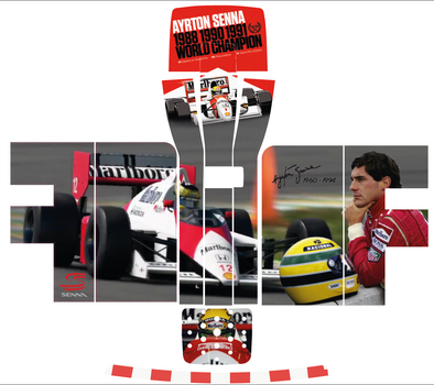 Ayrton Senna F1 Perfect Draft Skin